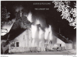 Cpm N°8 Film " Le Jour Le Plus Long", "the Longuest Day", D Day 6 Juin 1944, Incendie à  Ste Mère église - Weltkrieg 1939-45