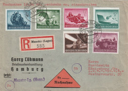 Allemagne Lettre Recommandée Contre Remboursement Munster 1944 - Covers & Documents