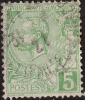 Monaco Poste Obl Yv:  22 Mi:22 Prince Albert Ier (cachet Rond) - Used Stamps
