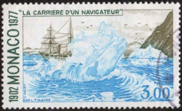 Monaco Poste Obl Yv:1111 Mi:1287 Bateau Princesse Alice II & Iceberg (Beau Cachet Rond) - Gebruikt
