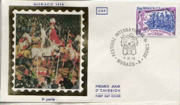 Monaco Fdc Yv:1170 Mi:1354 Dompteuse De Singes (TB Cachet à Date) Fdc 8-11-78 - FDC