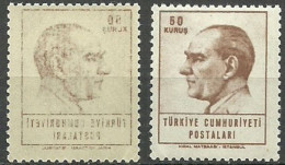 Turkey; 1965 Regular Issue 50 K. ERROR "Abklatsch Print" - Nuovi