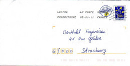 France Entier-P Obl (5070) Logo Bleu Arbre (Lign.Ondulées & Code ROC) 39376A 05-01-11 B2K/10U426 - PAP: Ristampa/Logo Bleu