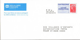 France Entier-P N** Yv:4230-E2 Marianne De Beaugard Sos Villages D'enfants - PAP: Antwort/Beaujard