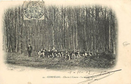 60 - Compiègne - Chasse à Courre - La Meute - Animée - Chiens - Précurseur - Oblitération Ronde De 1903 - CPA - Voir Sca - Compiegne