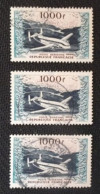 STAMPS FRANCE FRANCIA 1954 Posta Aerea 1000 F X 3 - 1927-1959 Matasellados