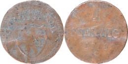 ALLEMAGNE - FRANCFORT - 1819 - 1 Pfennig - 20-212 - Taler Et Doppeltaler