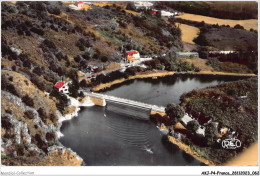 AKJP4-0350-23 - CROZANT - Le Pont Neuf Sur La Creuse - Vue Aérienne - Crozant