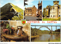 AKJP3-0218-15 - CANTAL - Le Puy Mary - Salers - Chateau De Pesteils - Viaduc De Garabit - Aurillac