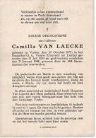 Van Laecke Camilla (begijntje -vurste1875 --gent  1948) - Religion & Esotericism
