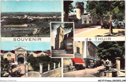 AKJP7-0649-66 - THUIR - Vue Générale - Place De La République - La Tour Vila - L'église - Ceret