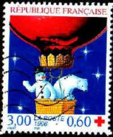 France Poste Obl Yv:3039 Mi:3180A Noël Ballon De Valat (Lign.Ondulées) - Used Stamps