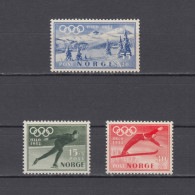 Norway 1951 Olympic Winter Games, Oslo,1952,Scott# B50-B52,MNH,OG,VF - Unused Stamps