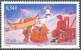 SAINT PIERRE & MIQUELON 2007 CHRISTMAS, LIGHTHOUSE** - Phares