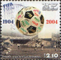 Israel Poste Obl Yv:1704 Mi:1171 Centenaire De La FIFA (Beau Cachet Rond) - Gebraucht (ohne Tabs)