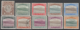 DOMINICA - 1903 - FILIGRANE CC - SERIE COMPLETE ! YVERT N°25/34 * MH (30 OBLITERE) - COTE = 355 EUR - Dominica (...-1978)