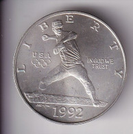 MONEDA DE PLATA DE ESTADOS UNIDOS DE 1 DOLLAR DEL AÑO 1992 DE BEISBOL (BASEBALL) - Gedenkmünzen