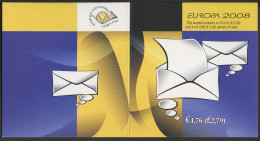 Europa CEPT 2008 Chypre - Zypern - Cyprus Carnet Y&T N°C1139a - Michel N°MH10 *** - 2008