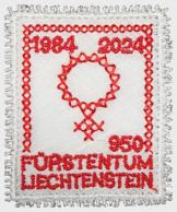 Liechtenstein 2024 40th Years Of Women's Suffrage,Vote,Election,Ballot,Embroidered,Unusual,Odd MNH (**) Limited Edition - Unused Stamps