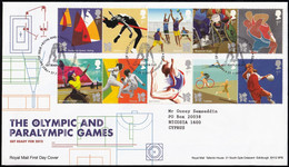 2011 Great Britain Summer Olympic And Paralympic Games In London FDC - Zomer 2012: Londen