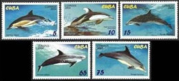 Cuba - 2004 - Dolphins - Yv 4194/98 - Dolfijnen