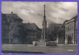 Carte Postale 68. Altkirch  Fontaine Place De La République .   Très Beau Plan - Altkirch