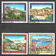 Italien 1991, MiNr. 2171 - 2174; Tourismus, Alb. 05 - 1991-00: Used