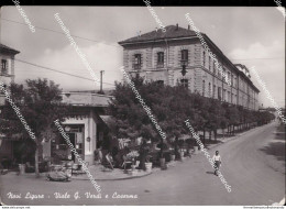 Ca674 Cartolina Novi Ligure Viale G.verdi E Caserma Provincia Di Alessandria - Alessandria