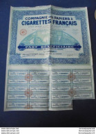 COMPAGNIE DES PAPIERS A CIGARETTES FRANCAIS - Autres & Non Classés