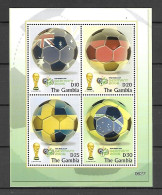 Gambia 2006 Football World Cup GERMANY MS MNH - 2006 – Germania