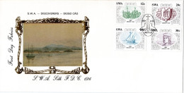 South West Africa - 1986 Discoverers Diogo Cao Silk FDC # SG 455-458 , Mi 583-586 - Onderzoekers