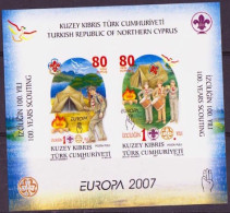Europa CEPT 2007 Chypre Turque - Cyprus - Zypern Y&T N°BF25 - Michel N°B26 *** - Non Dentelé - 2007