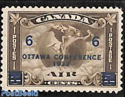 Canada 1932 Ottawa Conference 1v, Unused (hinged), Various - Maps - Unused Stamps