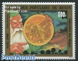 Benin 1988 Christmas 1v, Mint NH, Religion - Christmas - Neufs