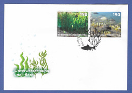 Liechtenstein  2024   Mi.Nr. 2124 / 25 , EUROPA CEPT Unterwasser Fauna + Flora - FDC Ersttag 3.6.2024 - 2024