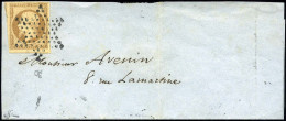 Obl. 9 - 10c. Bistre-jaune. Obl. étoile S/lettre Incomplète. TB. - 1852 Luigi-Napoleone