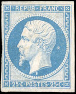 * 10 - 25c. Bleu. Petite Froissure Mais Frais. TB. - 1852 Louis-Napoléon