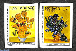 Monaco 1978 Van Gogh 2v, Imperforated, Mint NH, Art - Modern Art (1850-present) - Paintings - Vincent Van Gogh - Neufs