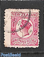 New Zealand 1873 1/2d, Without WM, Perf. 12.5, Used, Used Stamps - Oblitérés