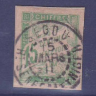 Senegambie & Niger Taxe 15c Vert Obl Segou 5 Mar 11 - Used Stamps