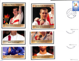 Australia 2006 Commonwealth Games, 6 Benham Covers (Boxing), Postal History, Sport - Boxing - Olympic Games - Sport (o.. - Brieven En Documenten