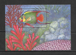 Gambia 1995 Marine Life - Fishes - Angelicthys Isabelita MS MNH - Poissons