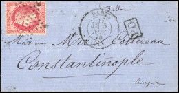 Obl. 32 - LA VILLE DE CHATEAUDUN. 80c. Lauré Obl. étoile S/lettre Frappée Du CàD De PARIS Du 5 Novembre 1870 à Destinati - War 1870