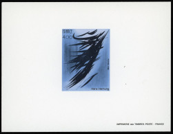 (*) 2110 - Epreuve De Luxe. 4F. uvre De Hans Hartung. SUP. - Autres & Non Classés