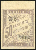 * 4A - Colis-postaux. 50c. Lilas. HdeF. Surcharge Sans ''COTE D'IVOIRE''. HdeF. SUP. - Sonstige & Ohne Zuordnung