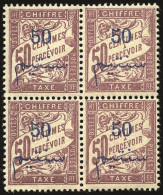 * 10/12 - Timbres-Taxe. Bloc De 4 Dont 2 **. TB. - Autres & Non Classés