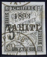 Obl. 18 - Timbres-Taxe. 5c. Noir. Obl. TB. - Otros & Sin Clasificación