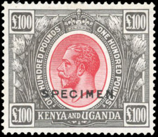 * SG#105s - 100£. Red And Black. Optd. SPECIMEN. Very Fresh. SUP. RRR. - Other & Unclassified