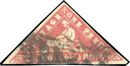 Obl. SG#13b - 1p. Brich-red. F. - Cap De Bonne Espérance (1853-1904)