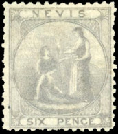 * SG#3 - 6p. Grey-lilac. VF. - St.Christopher, Nevis En Anguilla (...-1980)